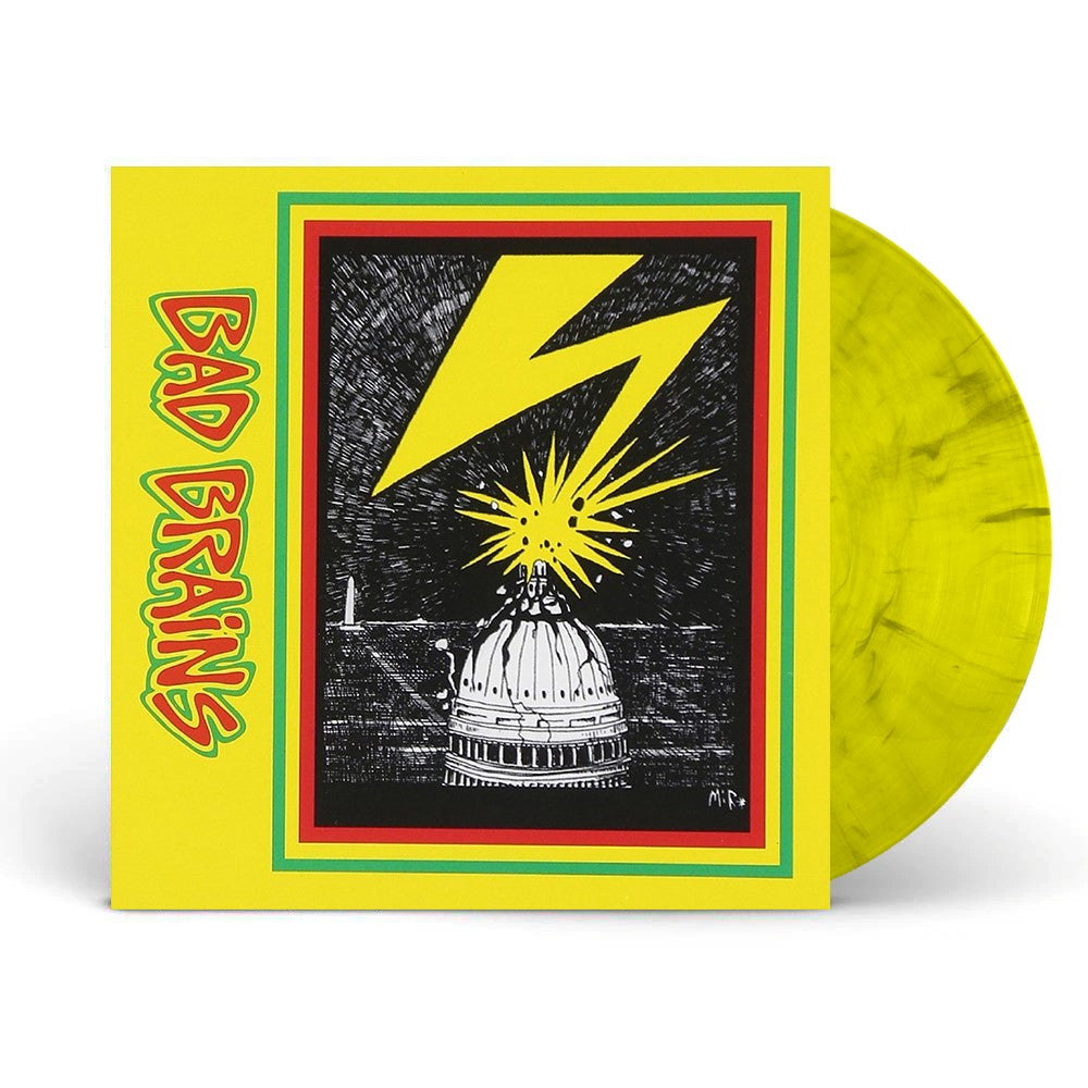 BAD BRAINS 'BAD BRAINS' LP - YELLOW/BLACK