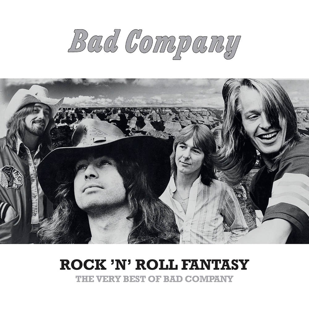 BAD COMPANY 'ROCK 'N' ROLL FANTASY: THE VERY BEST OF BAD COMPANY' 2LP - CLEAR