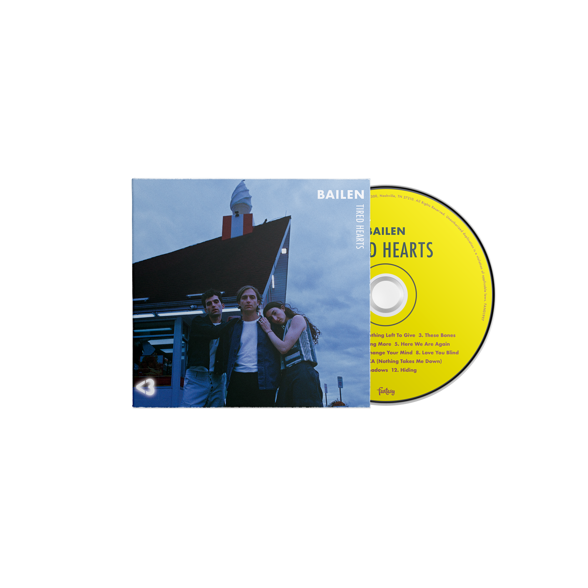 BAILEN 'TIRED HEARTS' CD