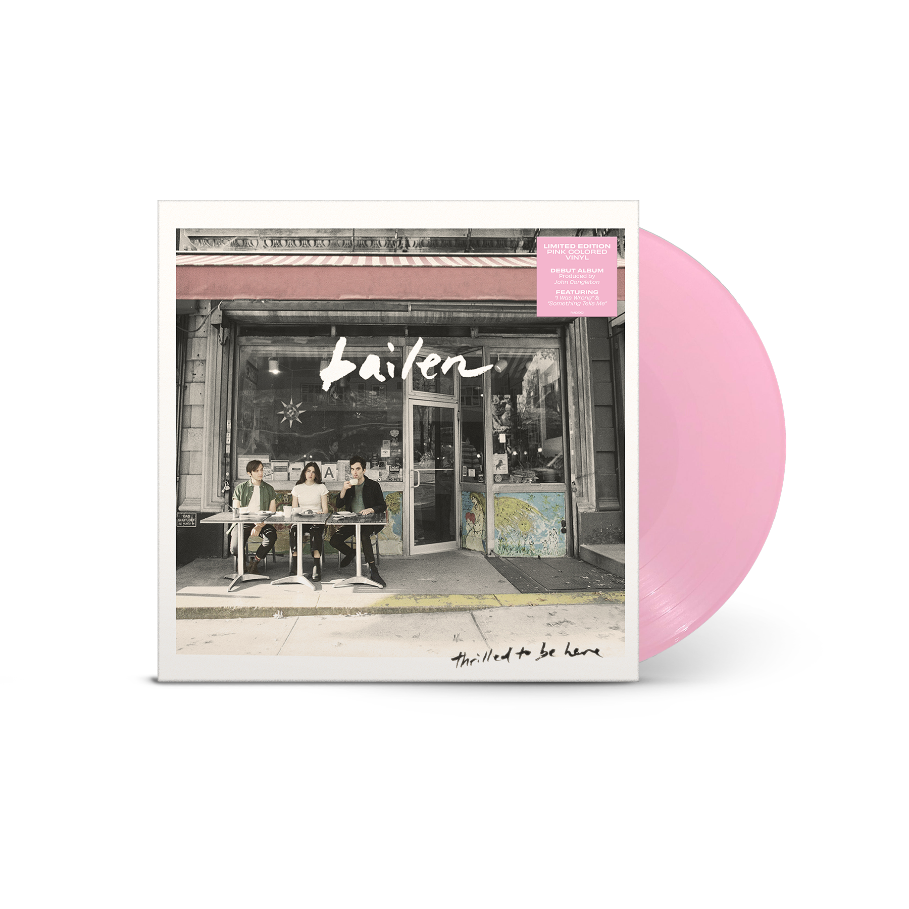 BAILEN 'THRILLED TO BE HERE' LP (Baby Pink Vinyl)