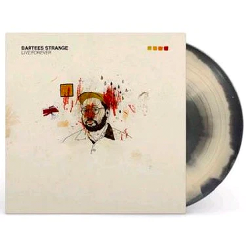 BARTEES STRANGE 'LIVE FOREVER' LP - BONE/BLACK SWIRL