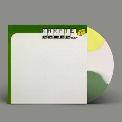 KARATE 'THE BED IS IN THE OCEAN' LP - LEGO TRICOLOR