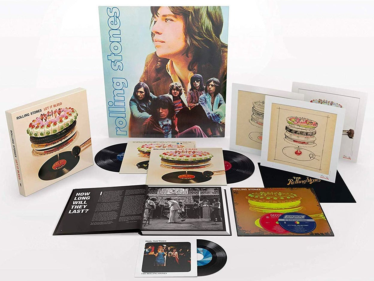 THE ROLLING STONES 'LET IT BLEED' DELUXE BOX SET 50TH ANNIVERSARY EDITION 2LP + 2xCD + 7"