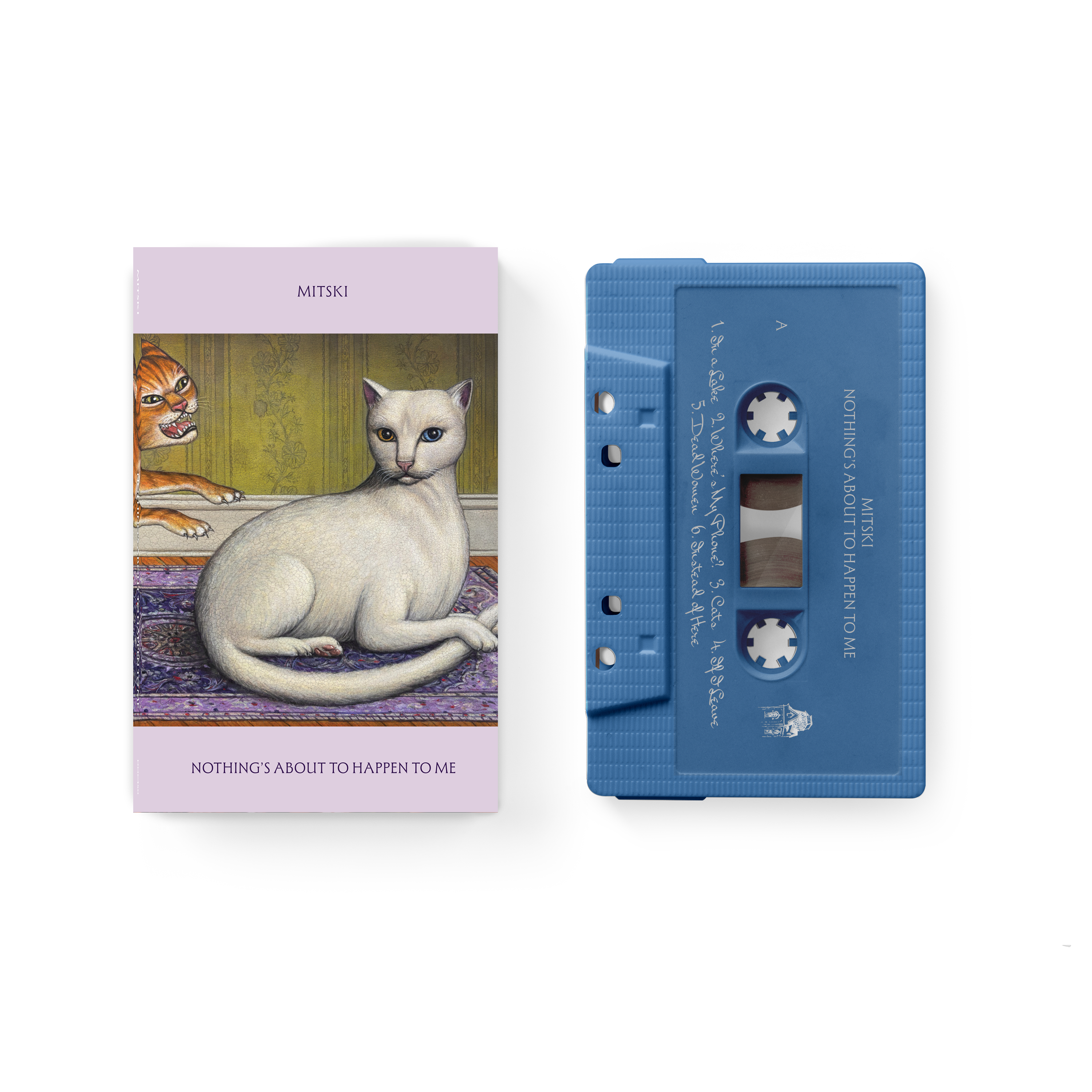 MITSKI 'NOTHING'S ABOUT TO HAPPEN TO ME' CASSETTE (Blue Cat Eye)