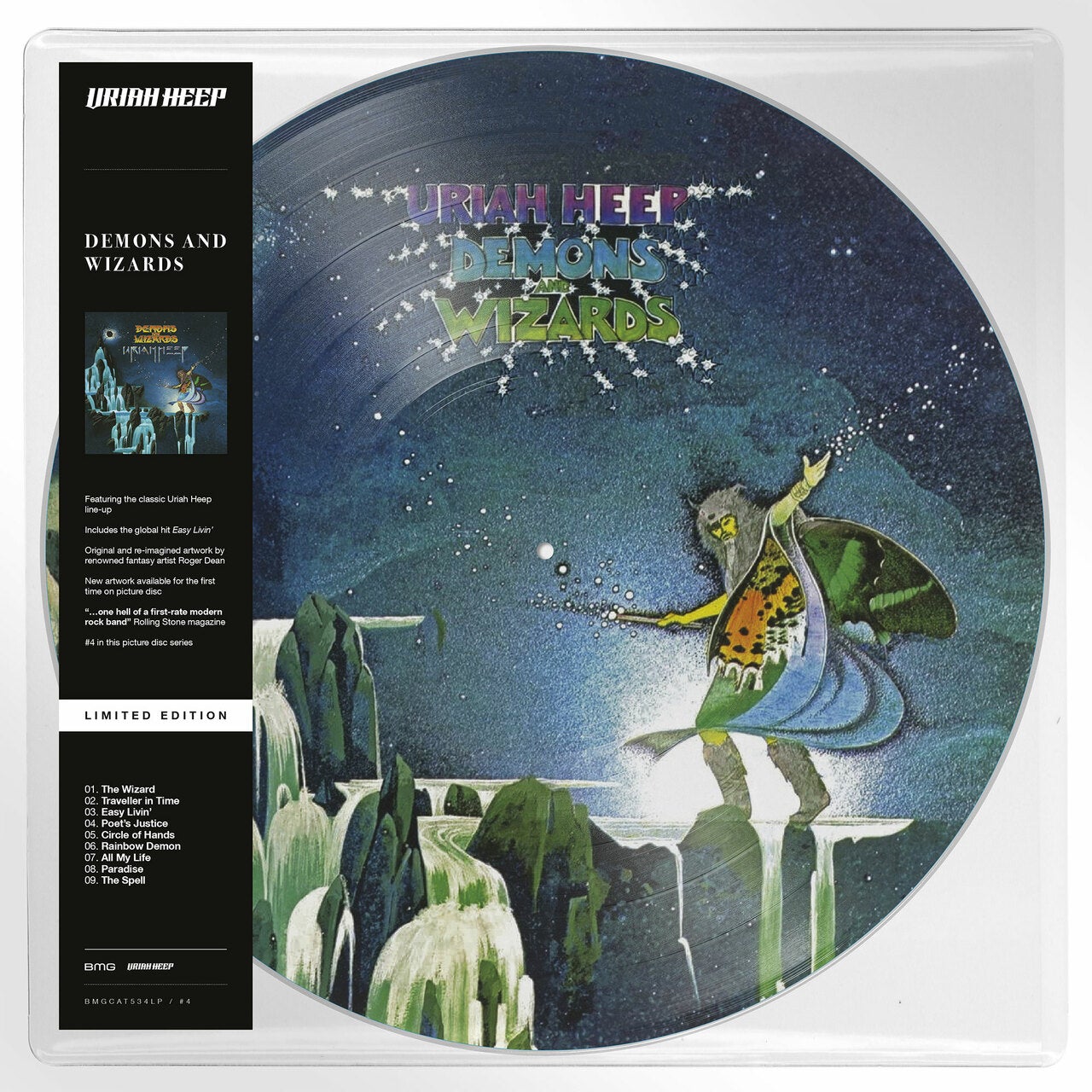 URIAH HEEP 'DEMONS AND WIZARDS' LP - PICTURE DISC