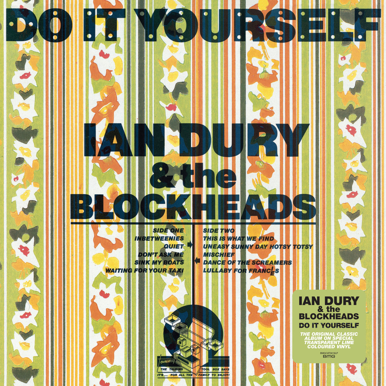 IAN DURY & THE BLOCKHEADS 'DO IT YOURSELF' 2LP - TRANSPARENT LIME