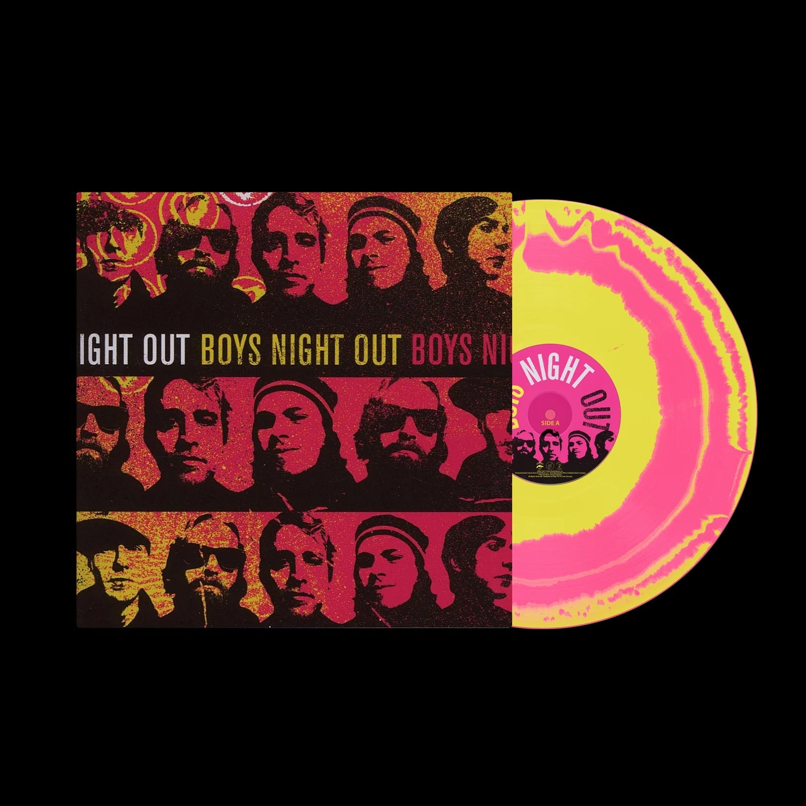 Boys Night Out Self-Titled LP Hot Pink Canary Yellow