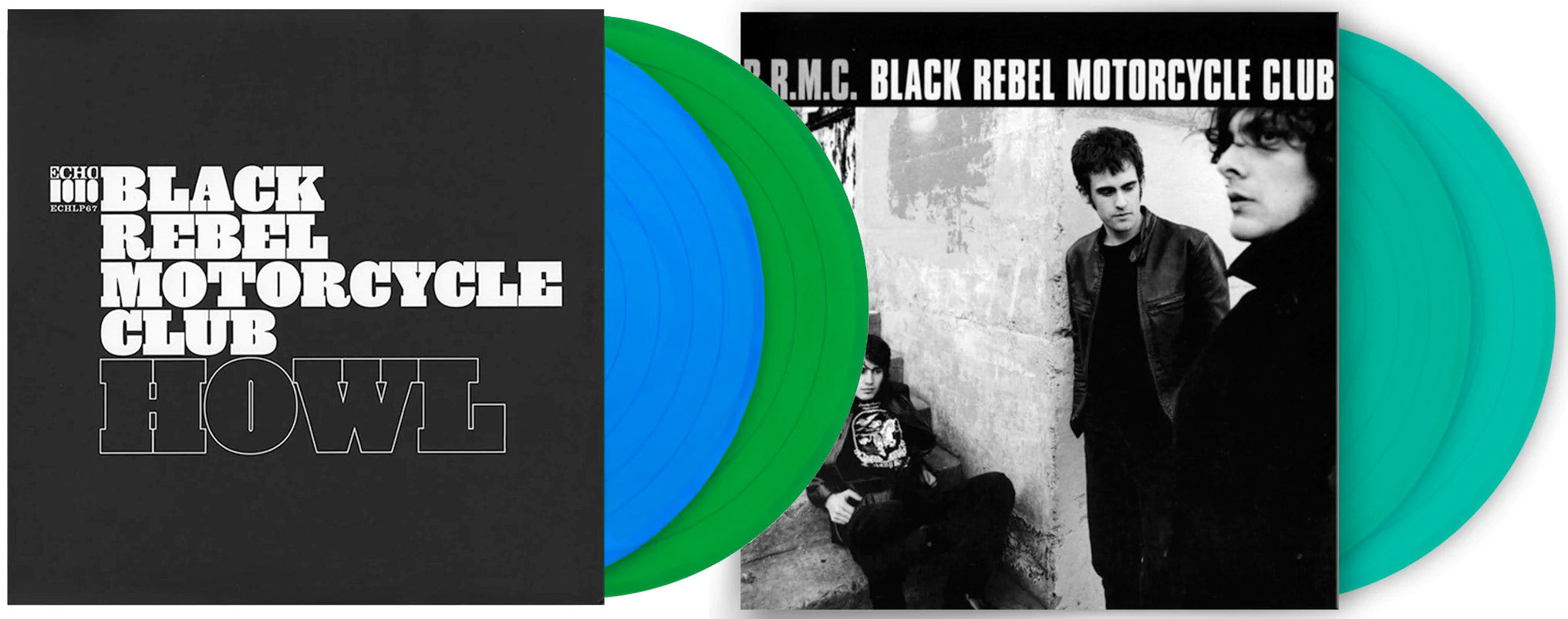 BLACK REBEL MOTORCYCLE CLUB EXCLUSIVE LP BUNDLE - B.R.M.C. + HOWL - COLORED