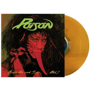 POISON 'OPEN UP AND SAY AHH!' LP - GOLD