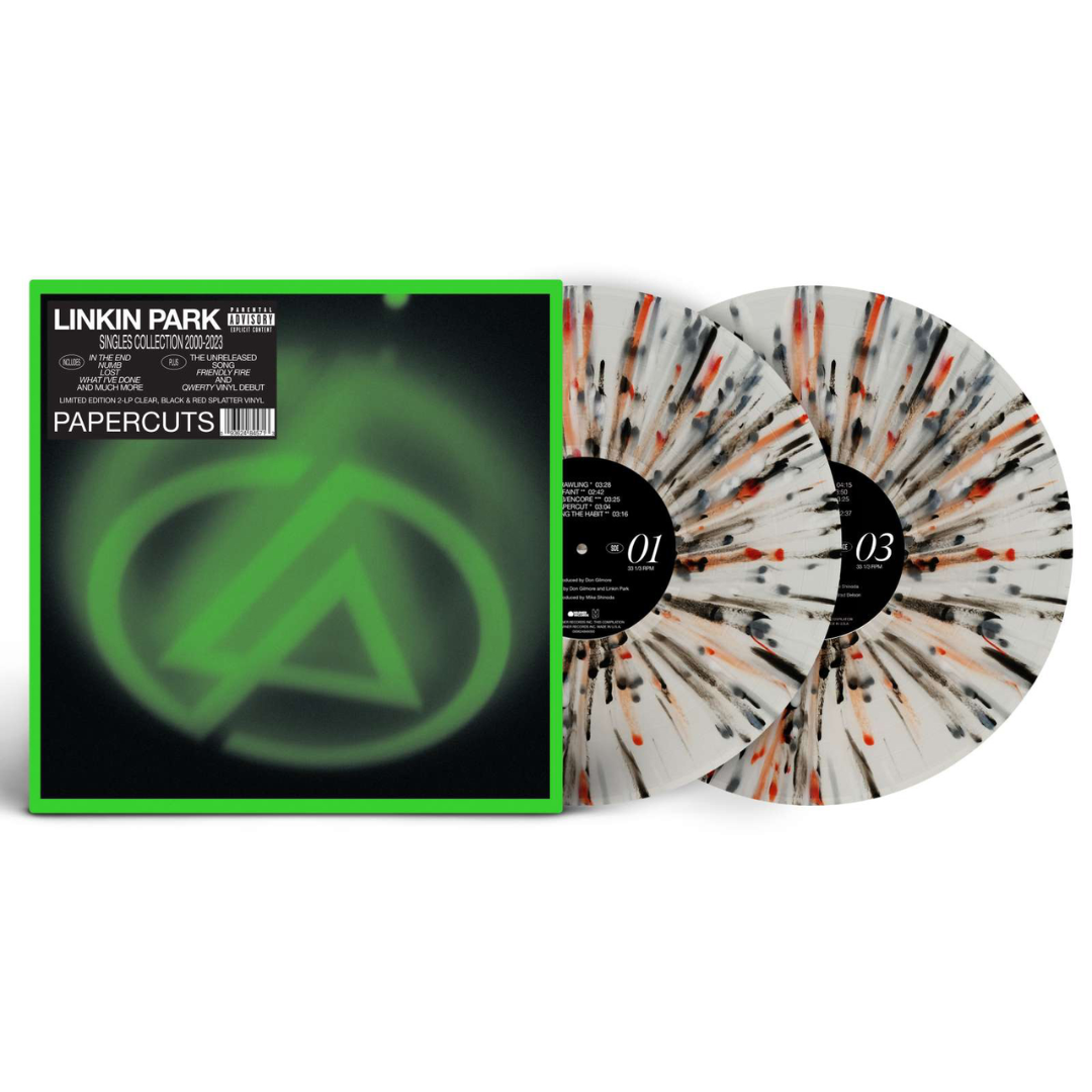 LINKIN PARK 'PAPERCUTS' 2LP - LTD. - RED/BLACK/SPLATTER