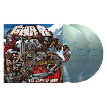 GWAR 'THE BLOOD OF GODS' 2LP - CLEAR/WHITE/BLUE/SMOKEY/SWIRL