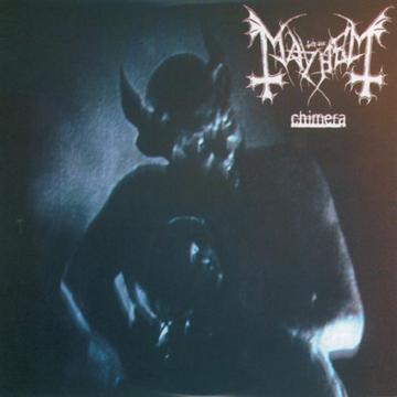 MAYHEM 'CHIMERA' LP - CRYSTAL CLEAR/BLACK MARBLED