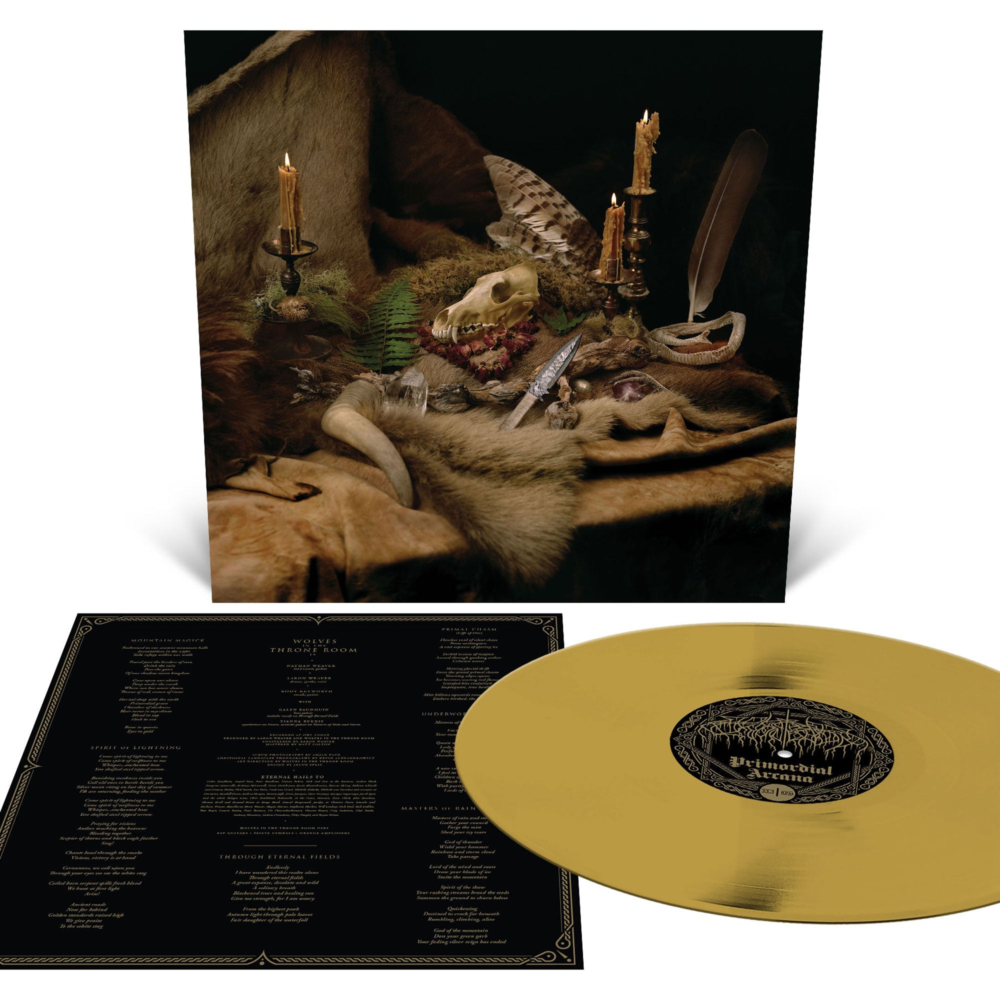 WOLVES IN THE THRONE ROOM ‘PRIMORDIAL ARCANA’ LP - GOLD NUGGET