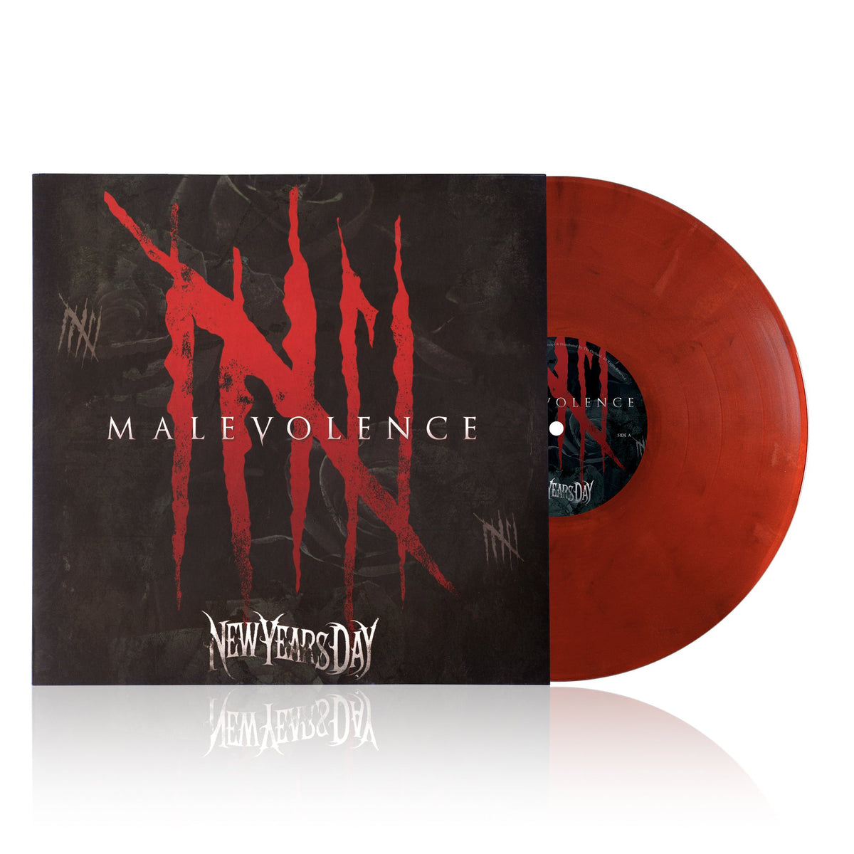 NEW YEARS DAY 'MALEVOLENCE' 10TH ANNIVERSARY EDITION LP - CRIMSON MOON