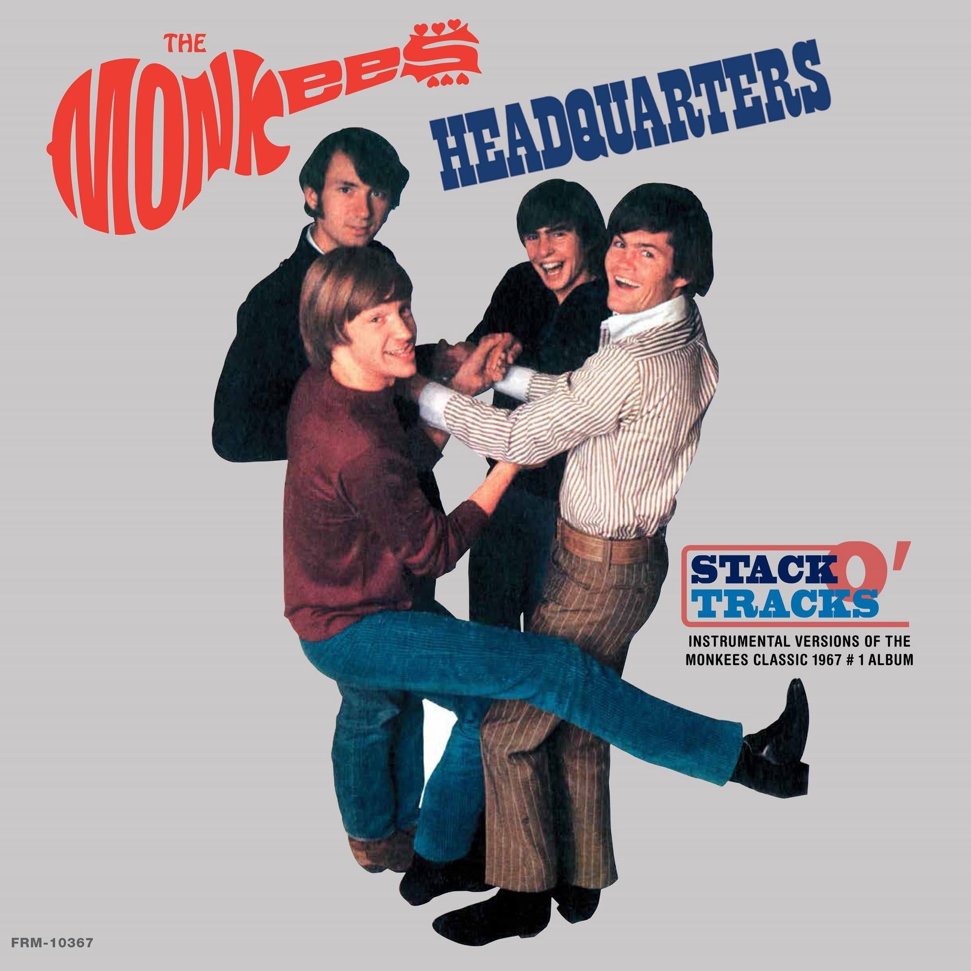 THE MONKEES 'HEADQUARTERS - STACK O' TRACKS' 55TH ANNIVERSARY EDITION LP - CLEAR