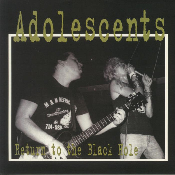 ADOLESCENTS 'RETURN TO THE BLACK HOLE' LP - YELLOW
