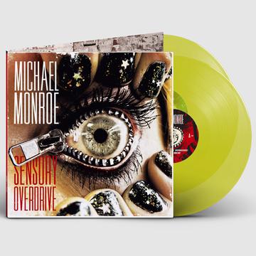 MICHAEL MONROE 'SENSORY OVERDRIVE' 10TH ANNIVERSARY EDITION 2LP - YELLOW