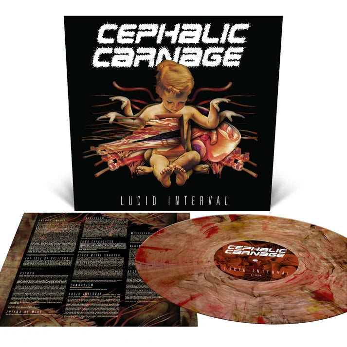 CEPHALIC CARNAGE 'LUCID INTERVAL' LP - CUSTOM MARBLE