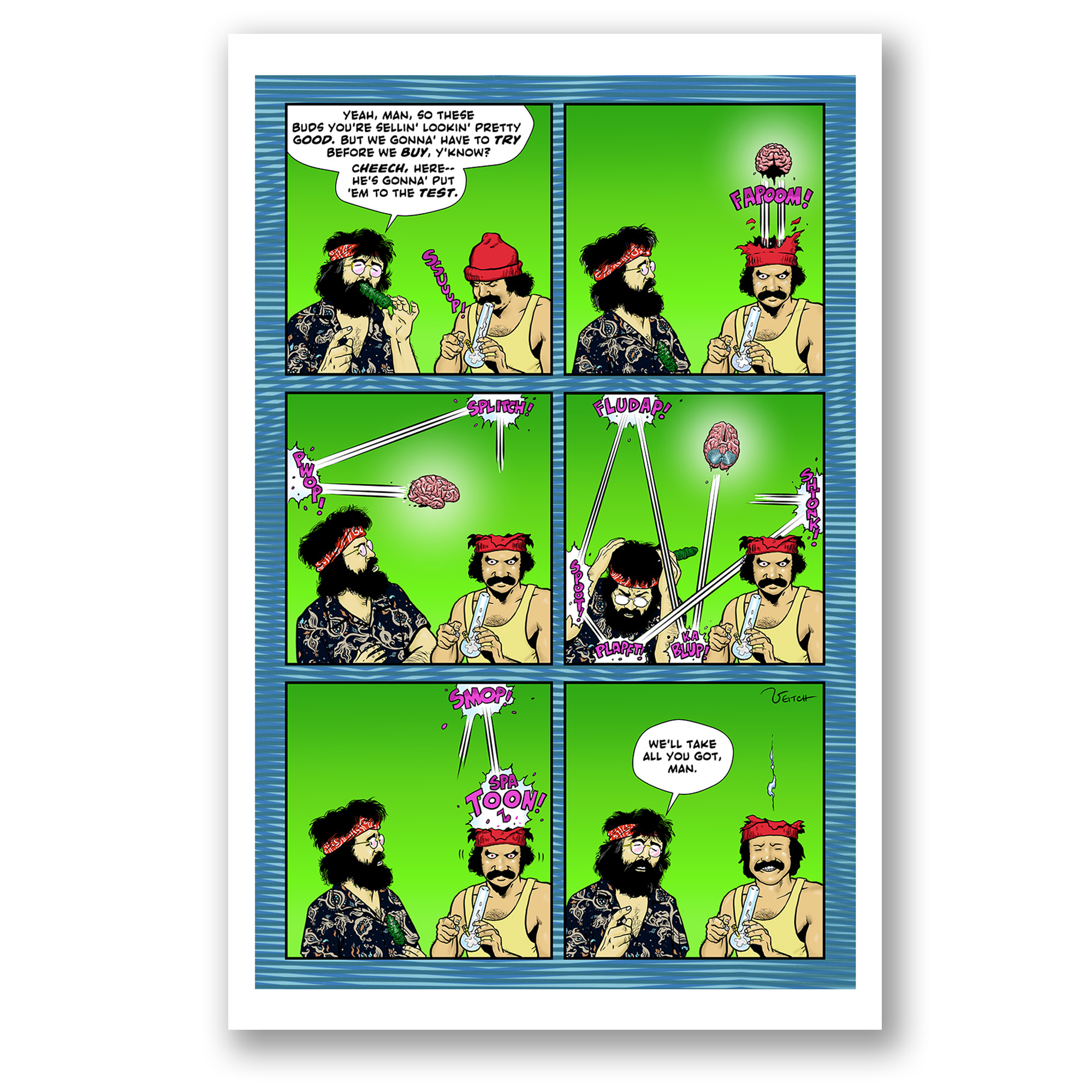 CHEECH & CHONG'S CHRONICLES: THE GRAPHIC NOVEL - DELUXE EDITION
