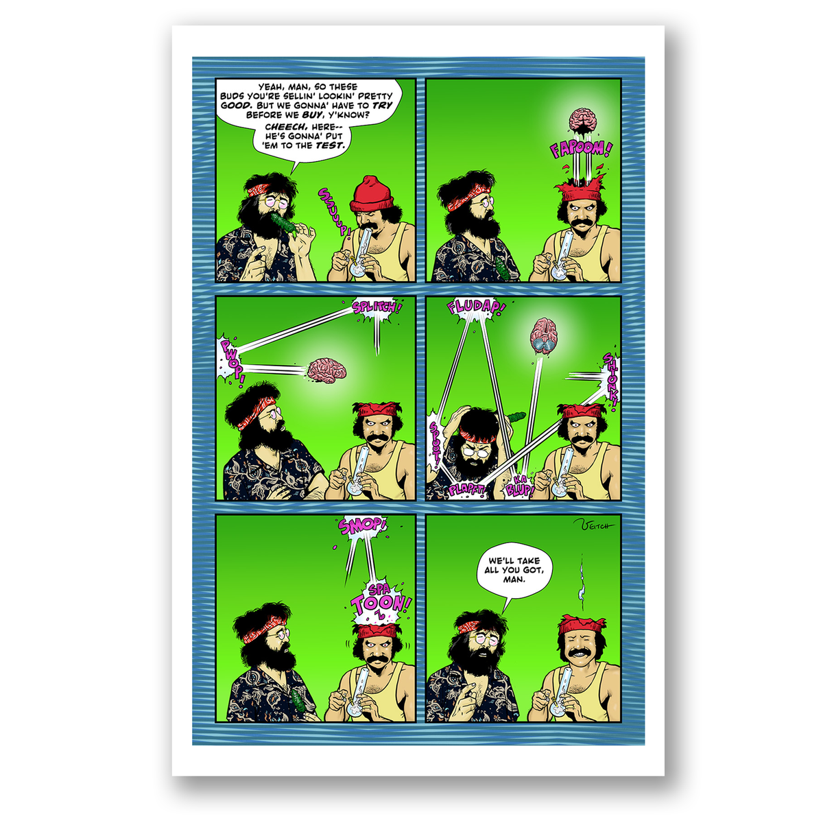 CHEECH & CHONG'S CHRONICLES: THE GRAPHIC NOVEL - SIGNED PLATINUM EDITION