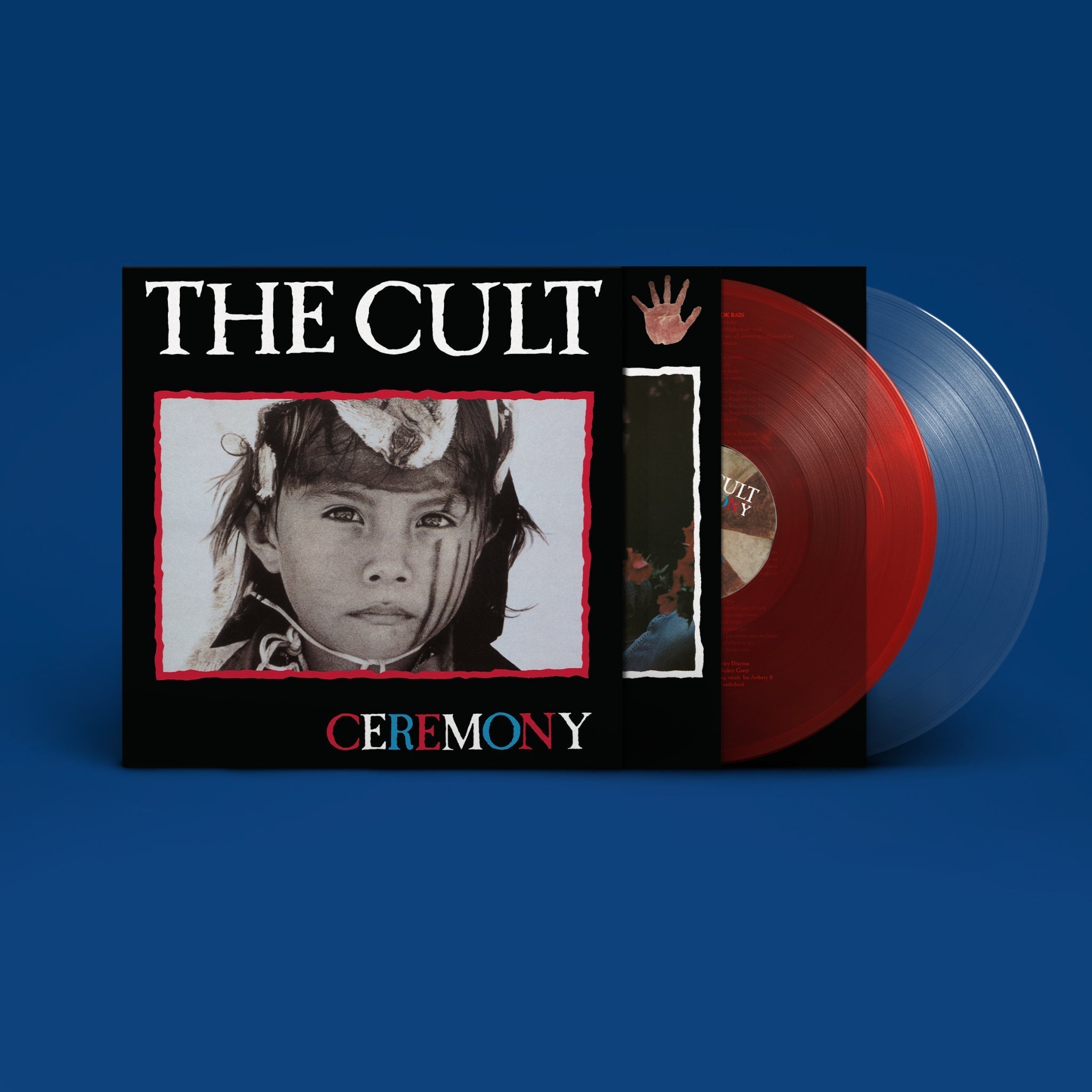 THE CULT 'CEREMONY' 2LP - RED/BLUE