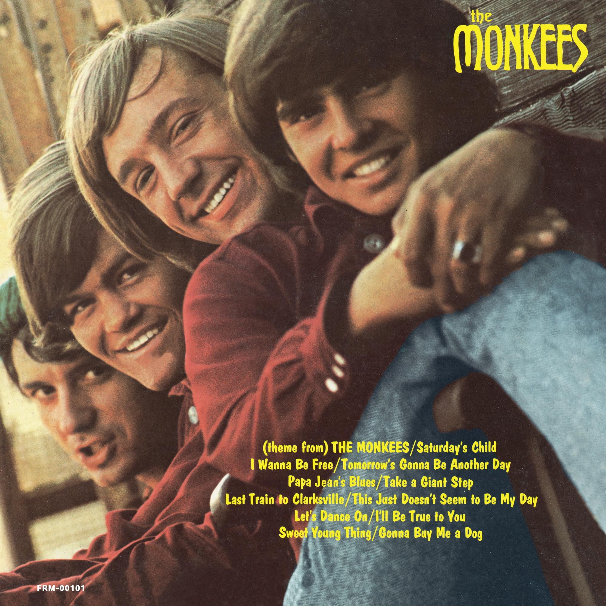 THE MONKEES 'THE MONKEES' LP - MULTI-COLORED SPLATTER