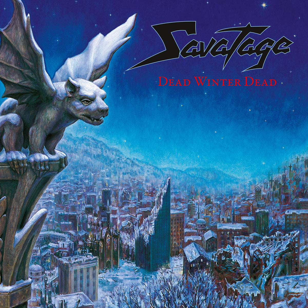 SAVATAGE 'DEAD WINTER DEAD' 2LP - HEAVYWEIGHT RED + EXCLUSIVE TOUR POSTER REPLICA