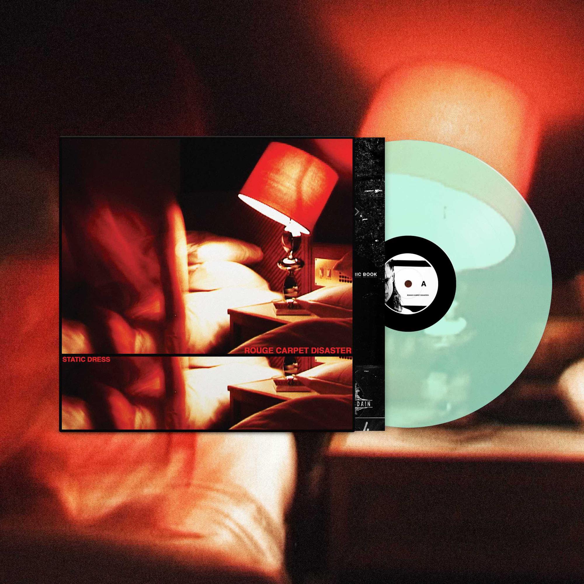 STATIC DRESS 'ROUGE CARPET DISASTER' LP - COKE BOTTLE CLEAR