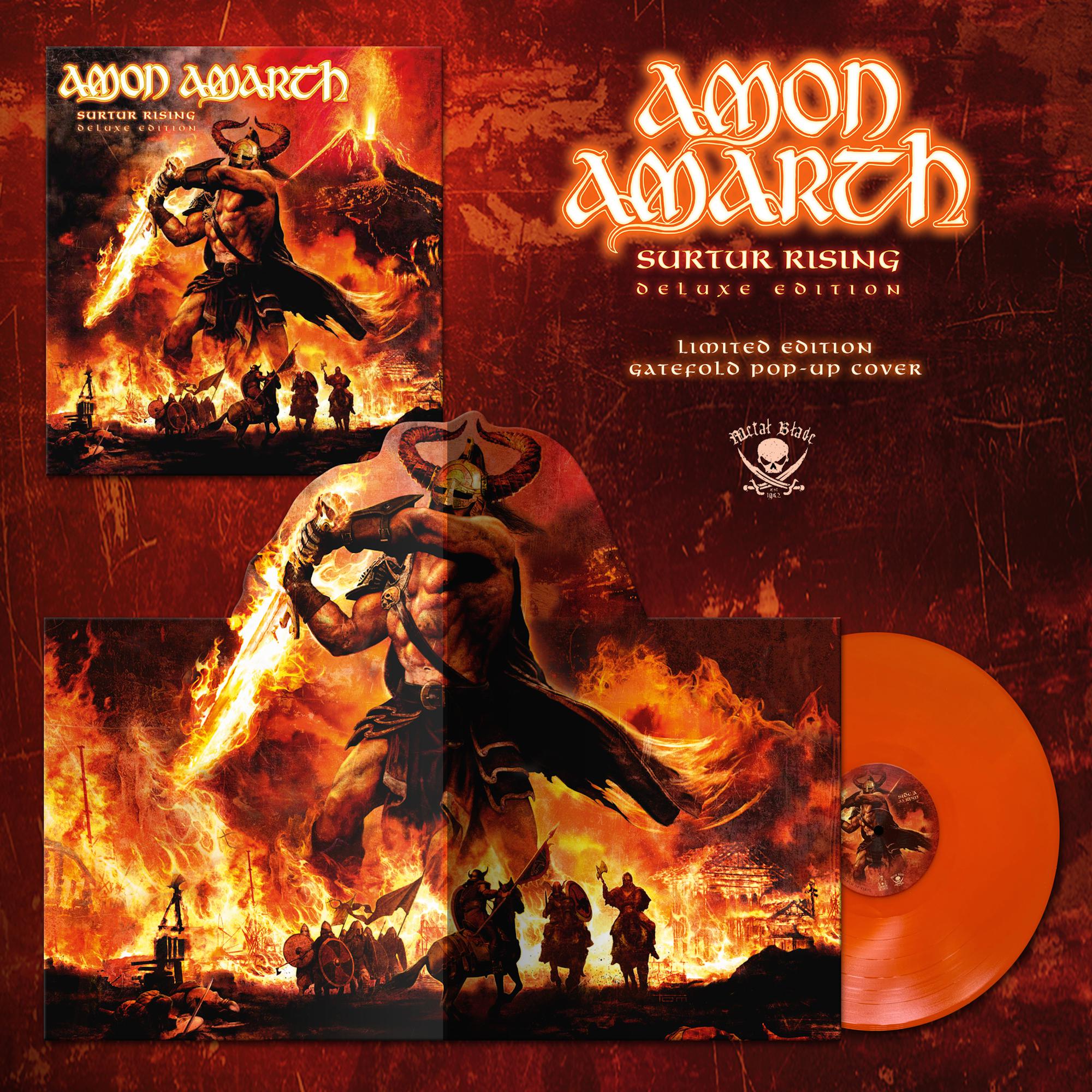 AMON AMARTH 'SURTUR RISING' - LTD. - POP UP - ORANGE MARBLED