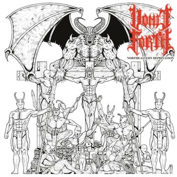 VOMIT FORTH 'NORTHEASTERN DEPRIVATION' LP - REISSUE - TRANSPARENT BLUE