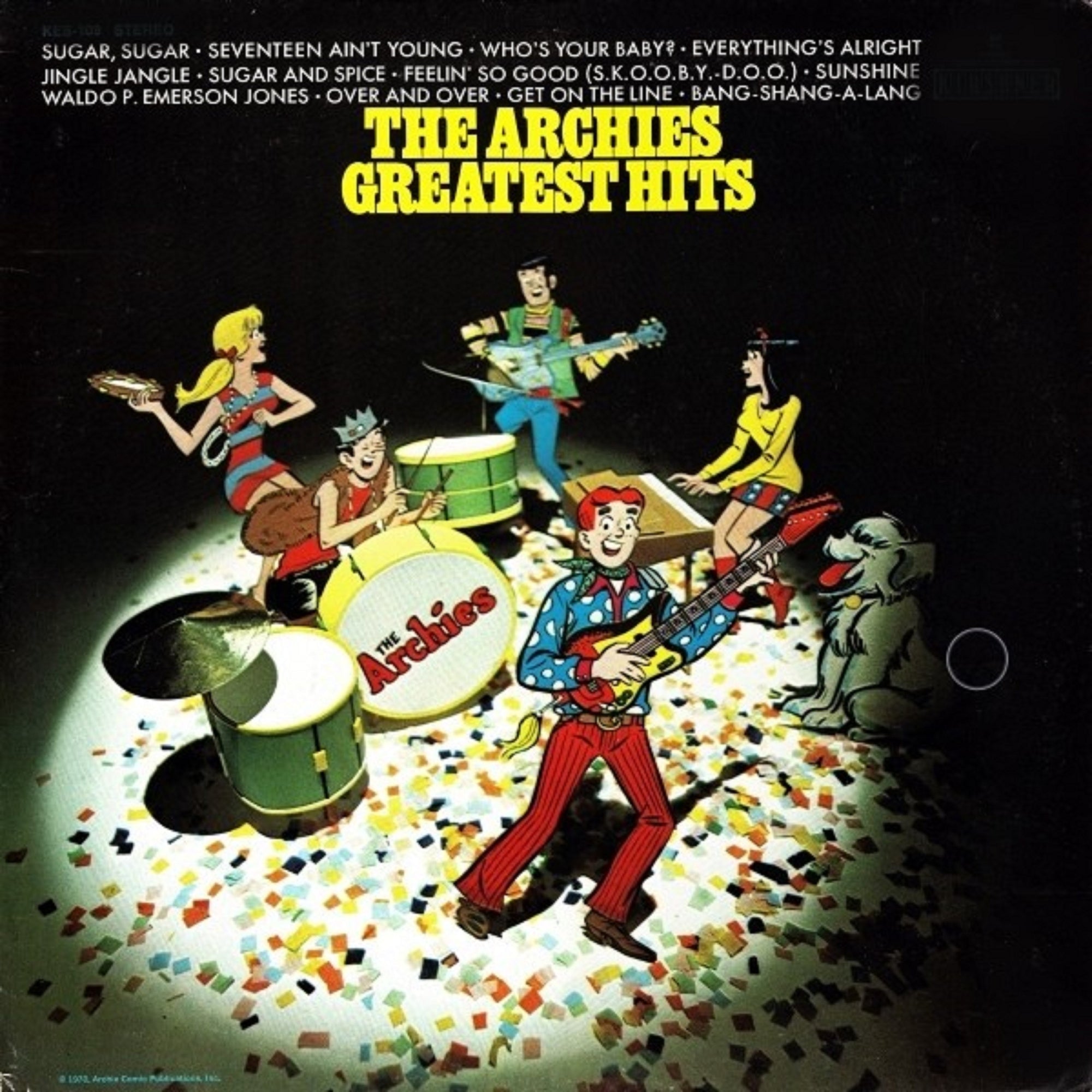 THE ARCHIES 'THE ARCHIES GREATEST HITS' 55TH ANNIVERSARY LP - SUGAR SUGAR WHITE
