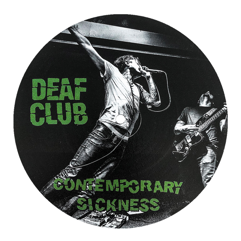 DEAF CLUB 'CONTEMPORARY SICKNESS' 7" EP - LIVE COVER 1