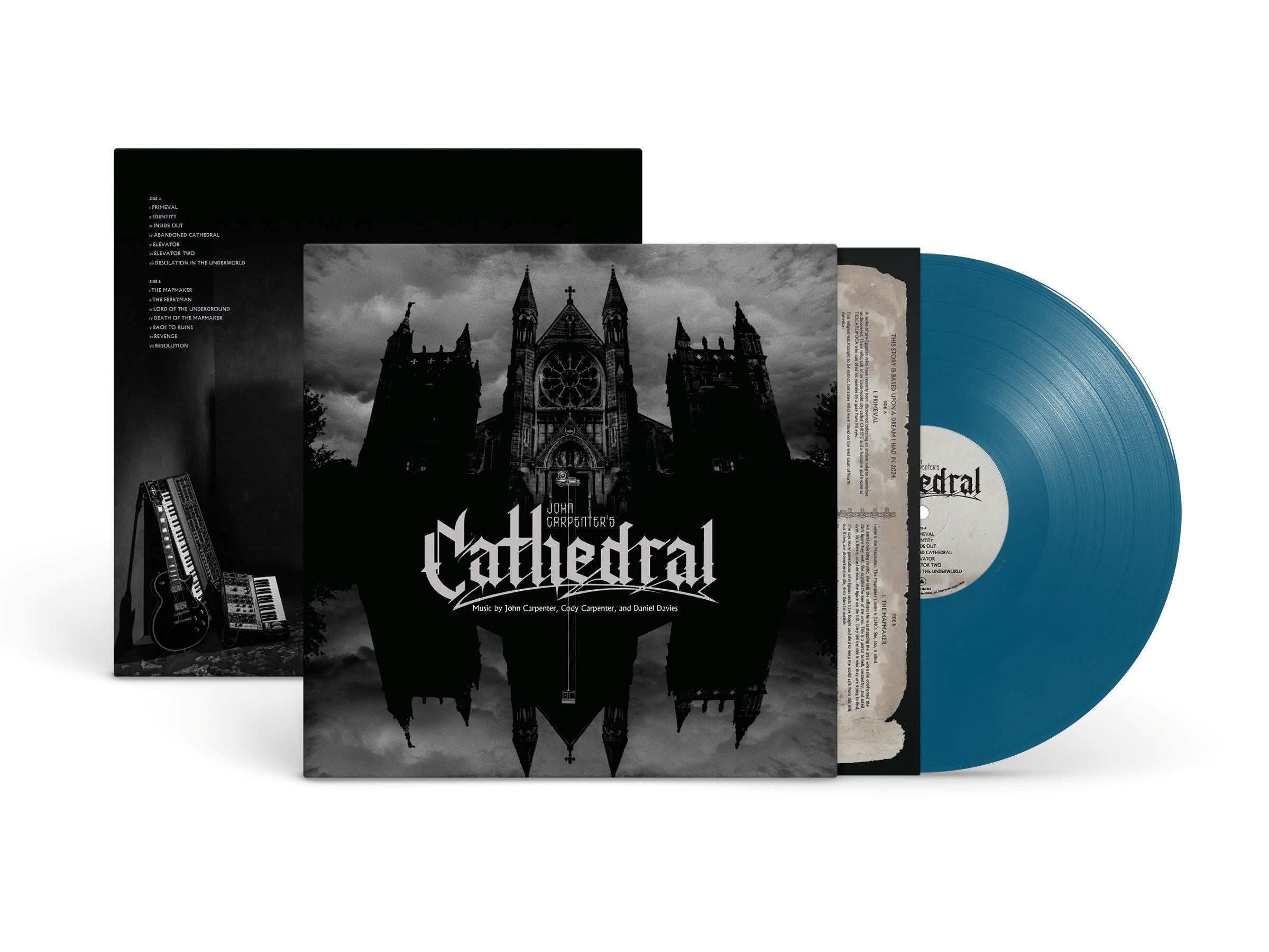 JOHN CARPENTER, CODY CARPENTER, & DANIEL DAVIES 'CATHEDRAL' LP - DEEP BLUE