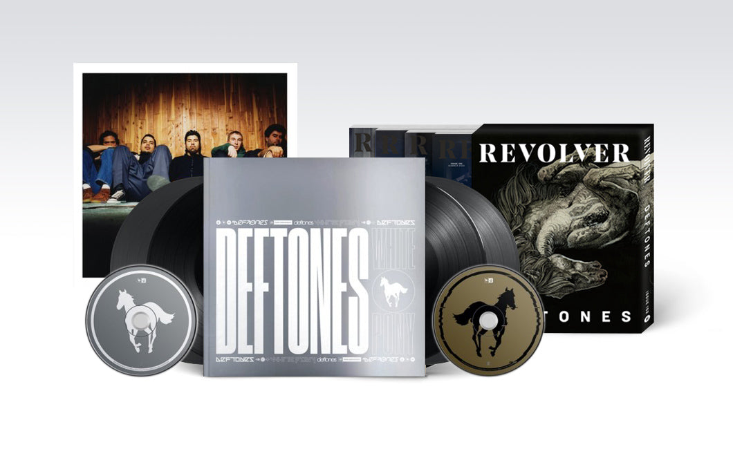 DEFTONES - 'WHITE PONY|BLACK STALLION' DELUXE BOX WITH MAGAZINE BOX