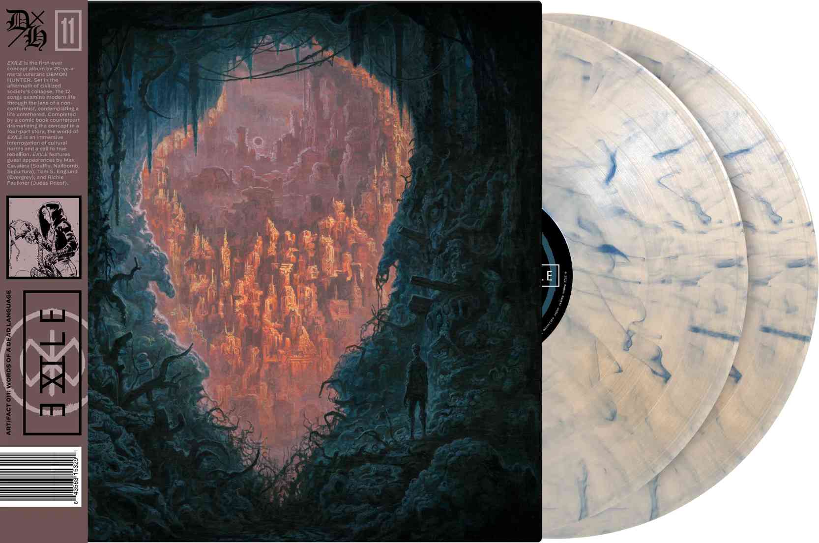 DEMON HUNTER ‘EXILE’ 2LP - LTD. 500 - DYSTOPIAN FOG