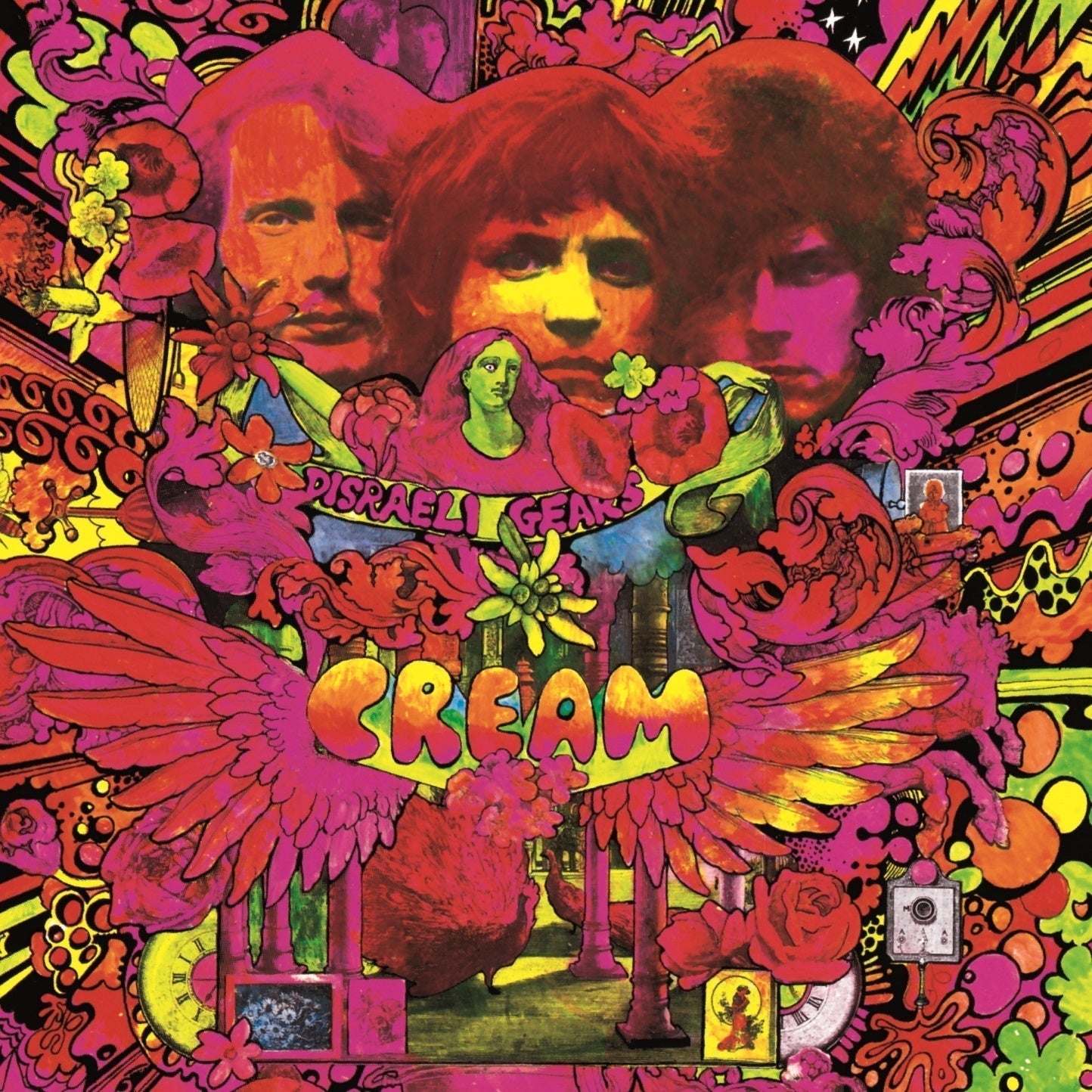 CREAM 'DISRAELI GEARS' LP - GREEN
