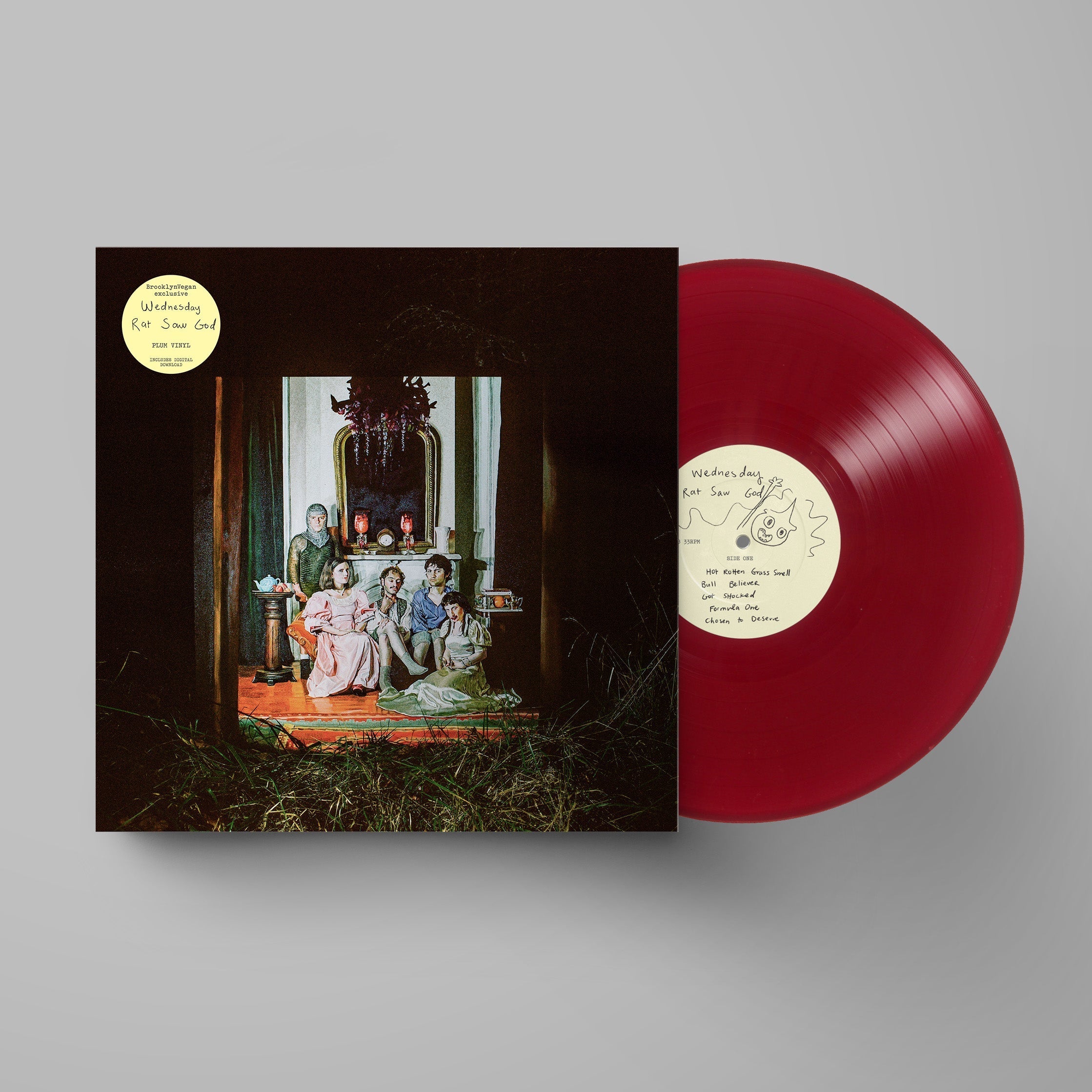 WEDNESDAY 'RAT SAW GOD' LP - EXCLUSIVE - LTD. 400 - PLUM