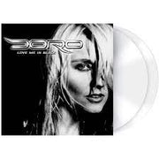DORO 'LOVE ME IN BLACK' LP - WHITE