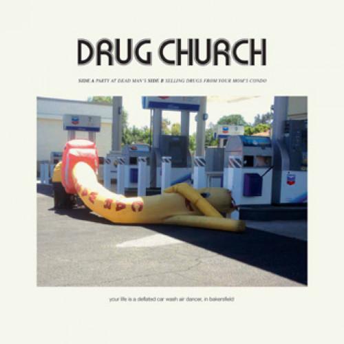 DRUG CHURCH 'PARTY AT DEAD MAN'S' 7" - BLUE