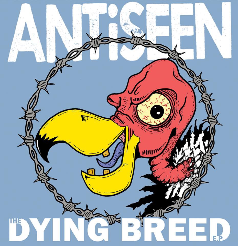 ANTISEEN 'THE DYING BREED' 12" EP - SILVER