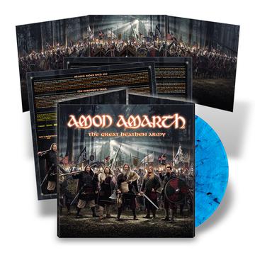 AMON AMARTH 'THE GREAT HEATHEN ARMY' LP - BLUE/BLACK/MARBLE