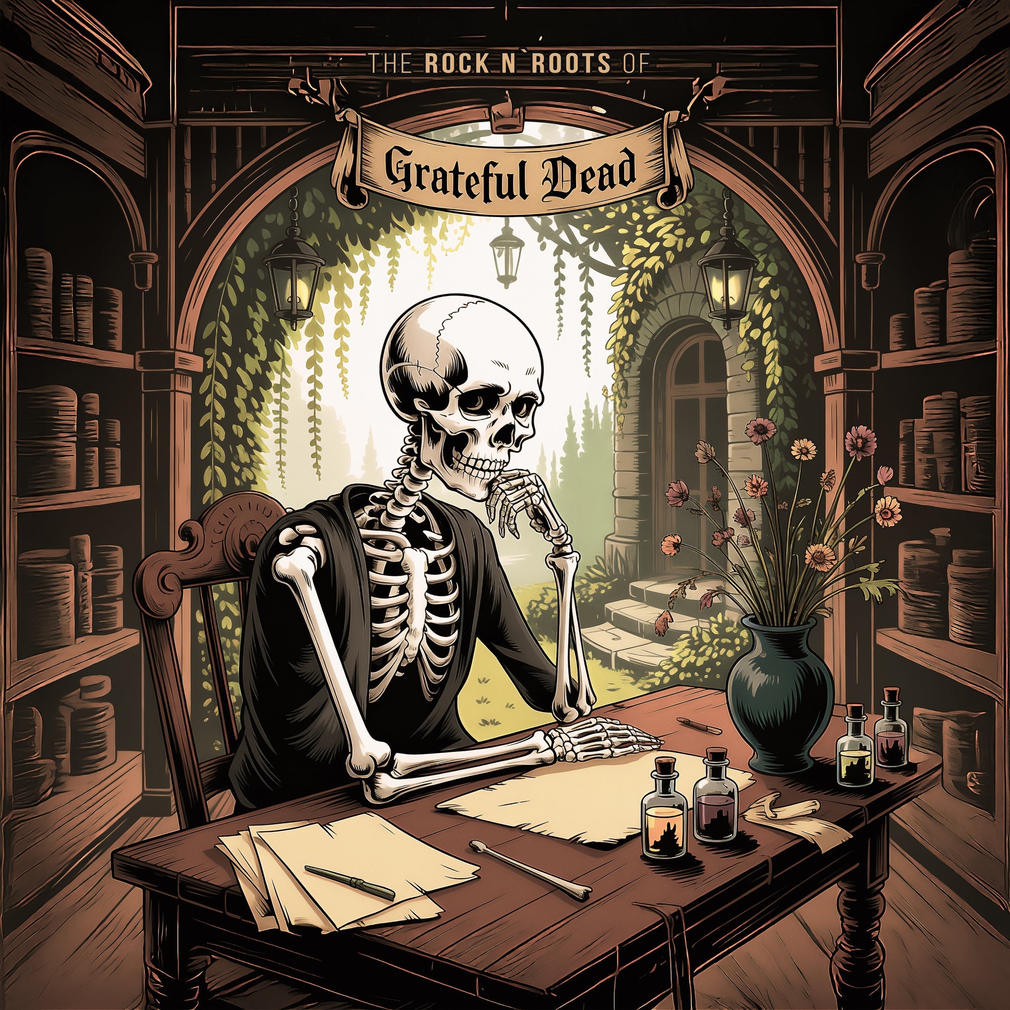 GRATEFUL DEAD 'THE ROCK N' ROOTS OF GRATEFUL DEAD' LP - LTD.