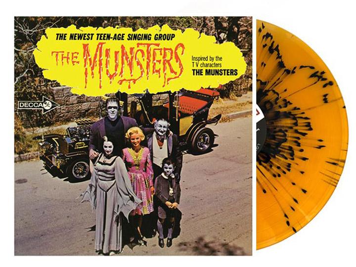 THE MUNSTERS 'THE MUNSTERS' LP - ORANGE/BLACK/SPLATTER