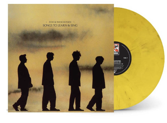 ECHO & THE BUNNYMEN 'SONGS TO LEARN & SING' LP - YELLOW/BLACK/MARBLE