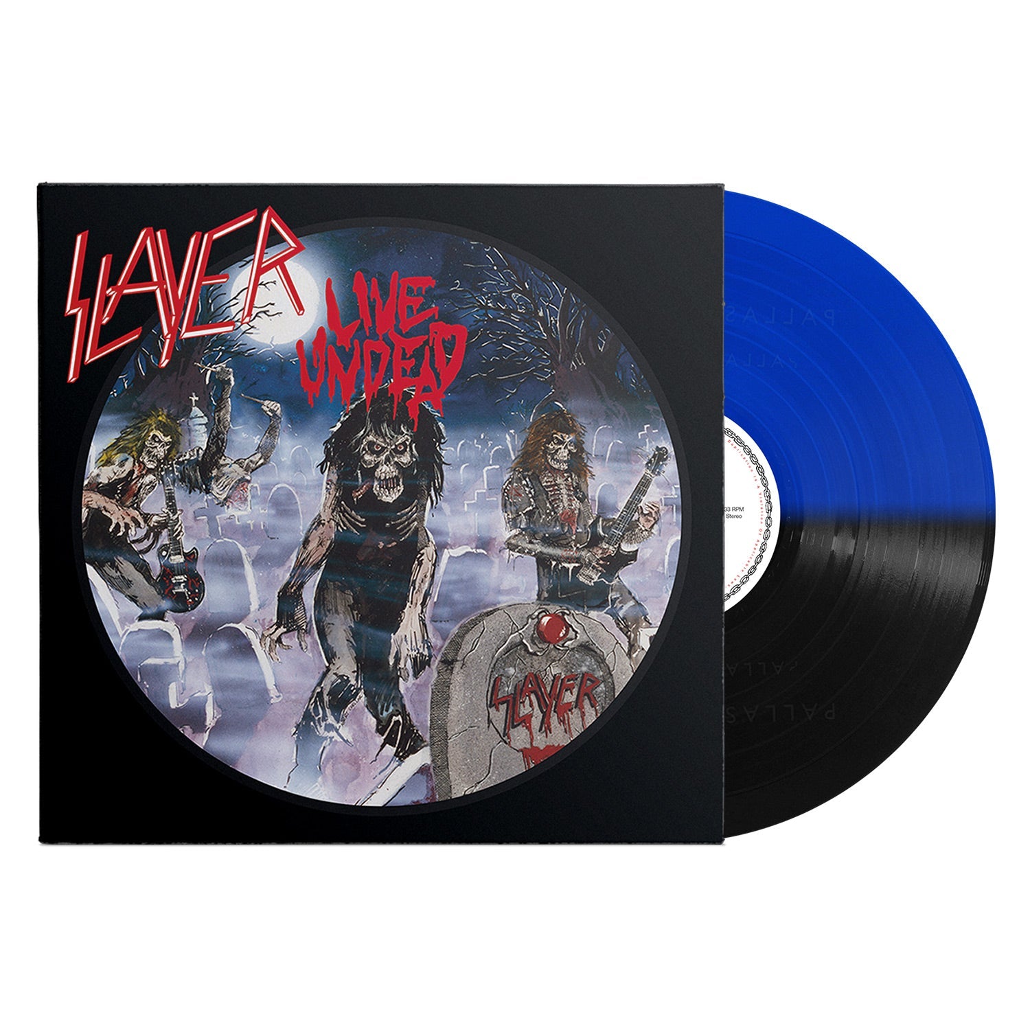 SLAYER 'LIVE UNDEAD' LP - MIDNIGHT BLUE/BLACK