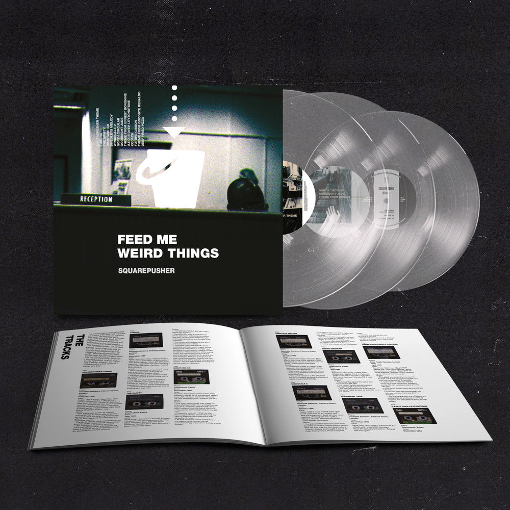 SQUAREPUSHER 'FEED ME WEIRD THINGS' 2LP + 10" SINGLE - CLEAR