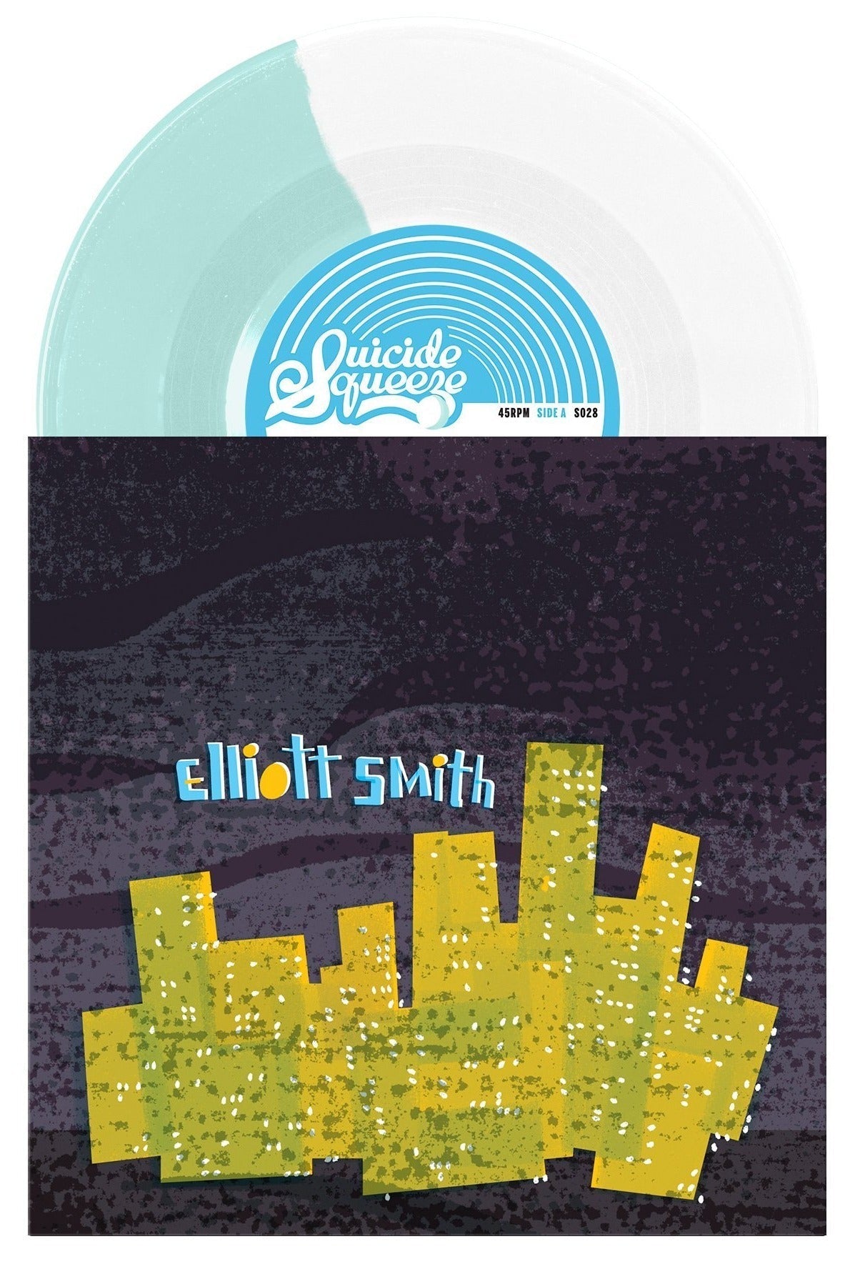 ELLIOTT SMITH 'PRETTY (UGLY BEFORE)' 7" LITD. - WHITE/BLUE
