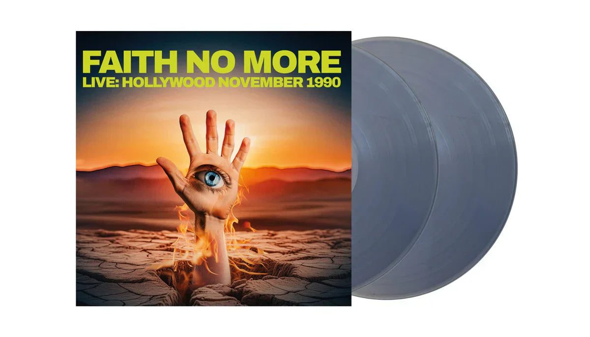 FAITH NO MORE 'LIVE: HOLLYWOOD NOVEMBER 1990' 2LP - CLEAR