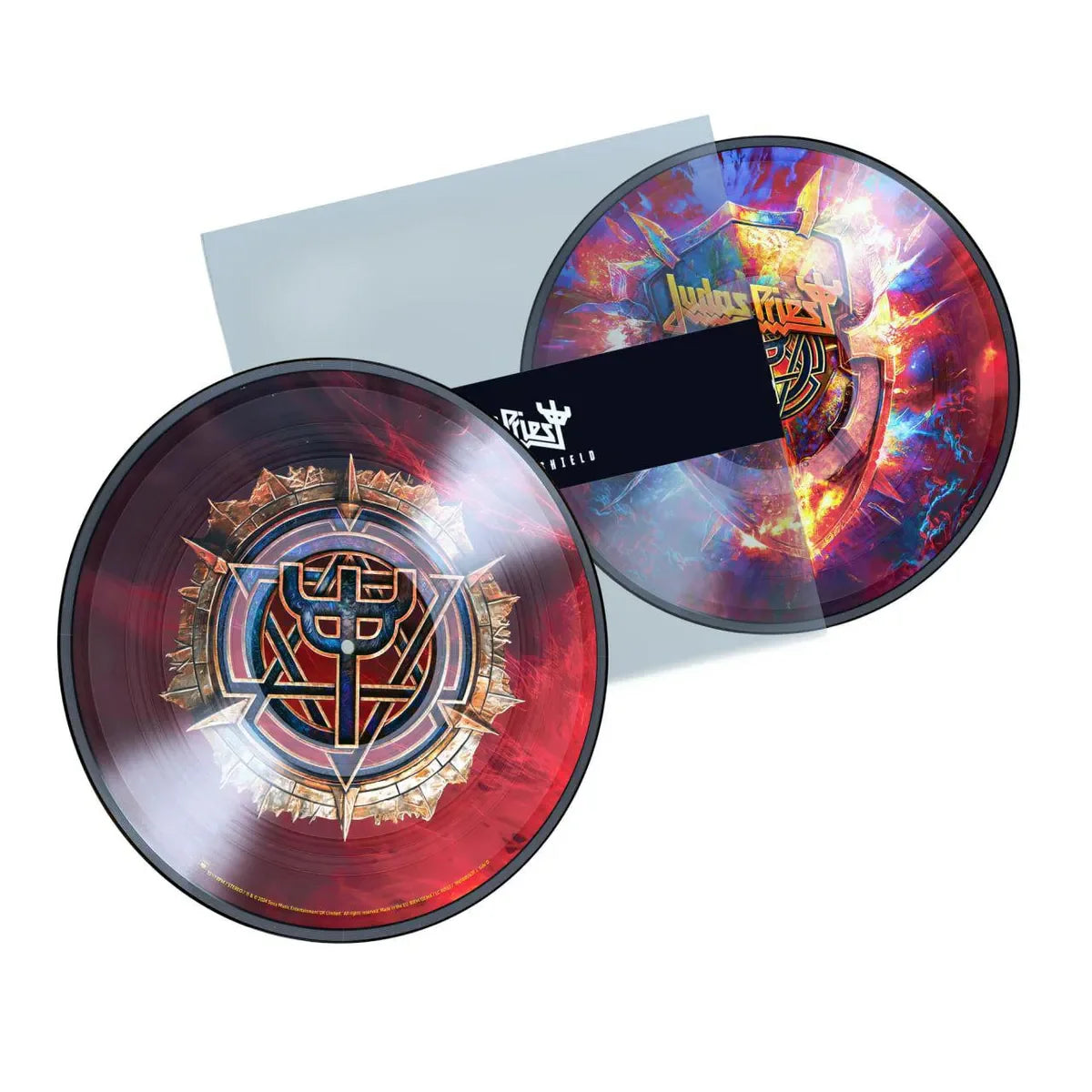 JUDAS PRIEST'INVINCIBLE SHIELD' 2LP - PICTURE DISK