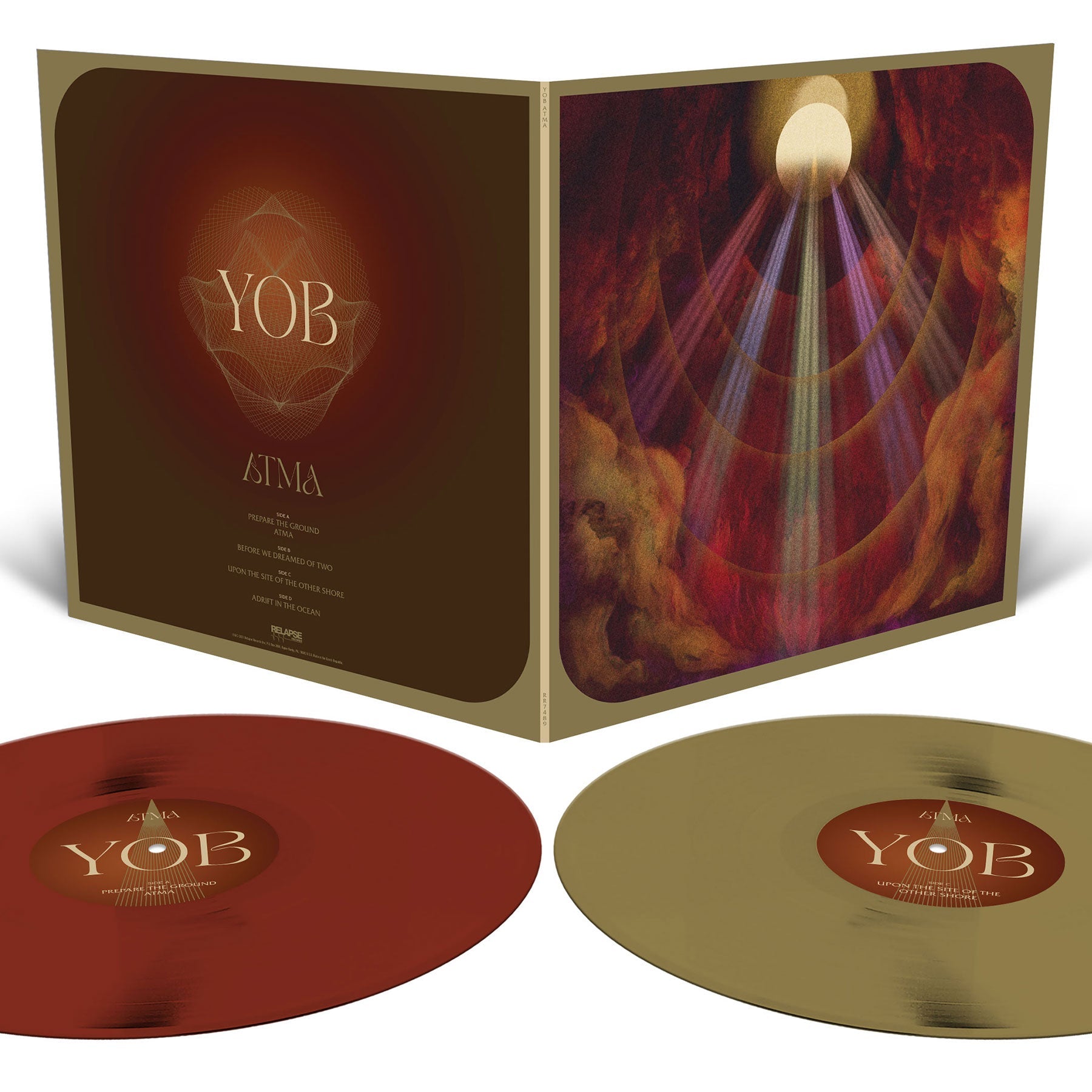 YOB 'ATMA' 2LP - DELUXE - OXBLOOD/GOLD